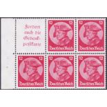 GERMAN STAMPS : 1933 Opening of the Reichstag, U/M 12pf booklet pane. Cat £95