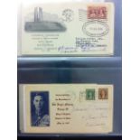 POSTAL HISTORY : CANADA, album with selection from 1929 of first flight covers, most with cachets,