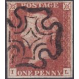 STAMPS : 1841 Penny Red plate 28 (IL) fine used example. Cat £65.
