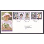 1998 Diana Commemoration, Buckingham Palace cds on typed address Post Office cover.