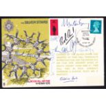 1976 Silver Stars Parachute team signed cover, for the Biggin Hill Air Fair.