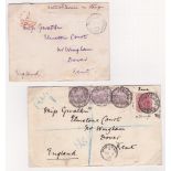 KENT POSTAL HISTORY , Dover & area - a fantastic collection of QV to GV covers,