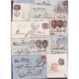 POSTAL HISTORY : Surface printed - twelve wrappers or entires franked with various surface printed