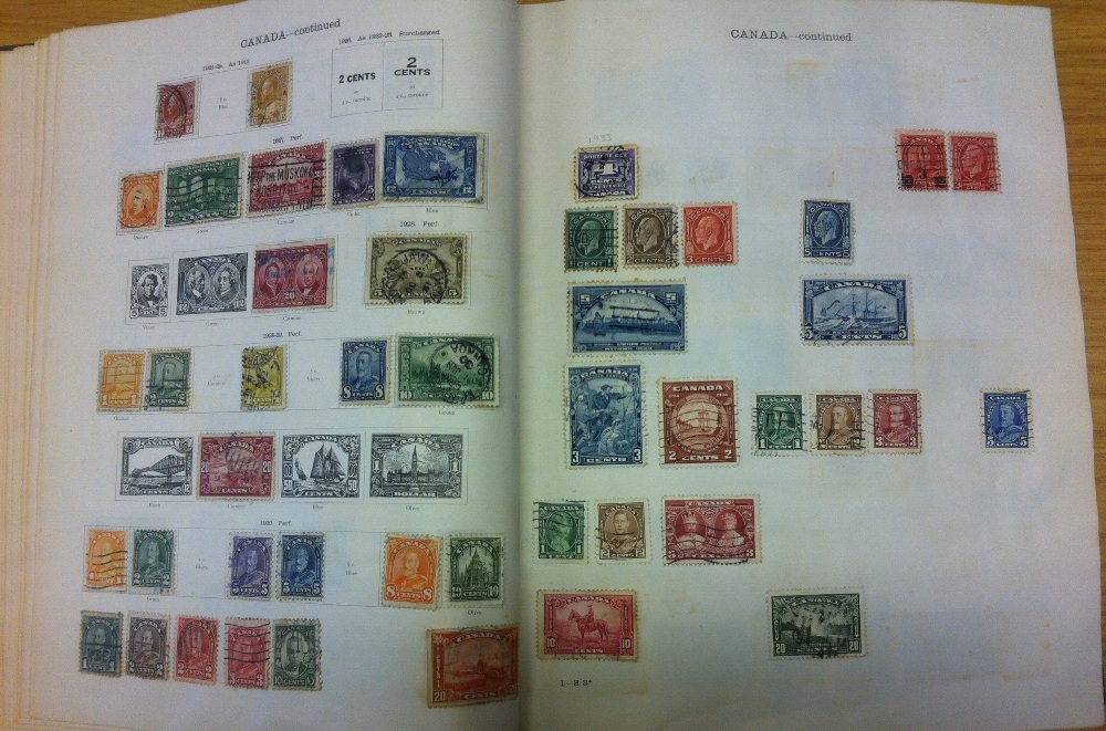 STAMPS : All World collection in green ideal album mint and used, - Image 5 of 5