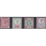 GREAT BRITAIN STAMPS : QV unmounted mint selection, difficult to obtain. SG 166, 200, 205, 207a.