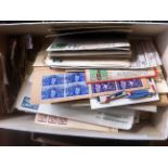 POSTAL HISTORY : World accumulation of covers & cards in shoe box; pre-stamp covers,