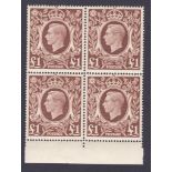 GREAT BRITAIN STAMPS : 1840 to 1969 mint and used collection in Windsor Album, including 1d Black,