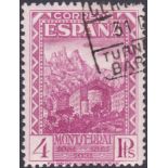 SPAINISH STAMPS : 1931 900th Anniv of Montserrat Monastery, fine used set of 13, SG 713-25.