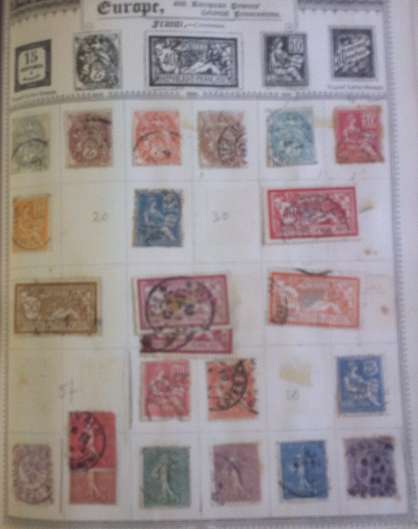 STAMPS : Small world collection in 4 albums, includes a 1911 aerial post first flight card, - Image 7 of 16