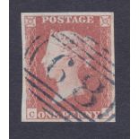 GREAT BRITAIN STAMPS : 1841 Penny Red.