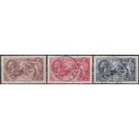 GREAT BRITAIN STAMPS : 1934 GV re-engraved Seahorses, very fine cds used.