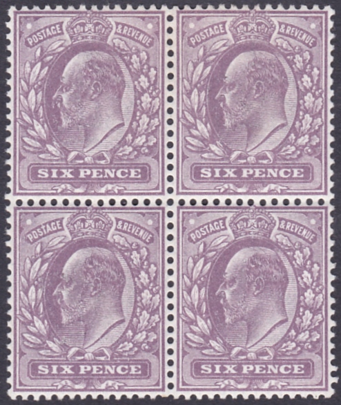 GREAT BRITAIN STAMPS : 1911 6d Royal Purple,
