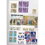 AUSTRALIA STAMPS : Unmounted mint collection in stock-book mainly in blocks of 4 or bigger,