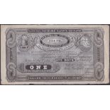 BANK NOTE : 1833 National Equitable Labour Exchange note for One Hour, very good condition, scarce.