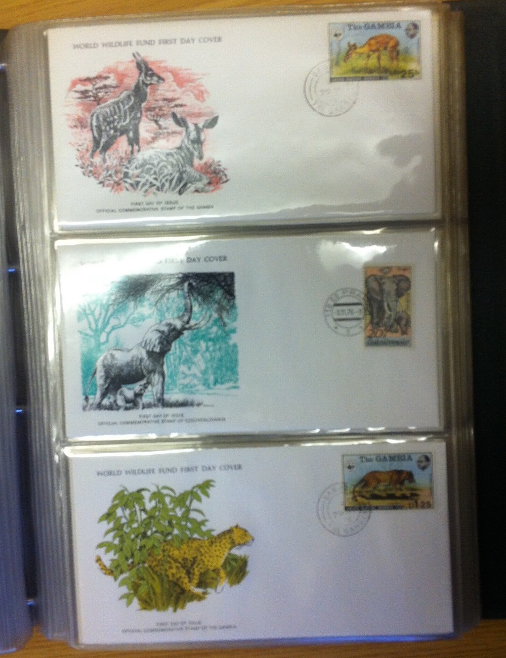 STAMPS : World Wildlife collection of covers in album, produced in 1976, - Image 2 of 2