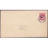 FIRST DAY COVERS : 1912 George V 1d Royal Cypher wmk on plain Oswald Marsh FDC,