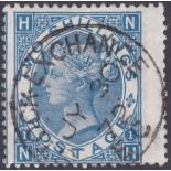 GREAT BRITAIN STAMPS : 1867 2/- Dull Blue plate 1 (NH).