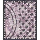 GREAT BRITAIN STAMPS : 1881 1d lilac,