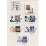 GERMANY STAMPS : 2005-2007 fine used selection in album with complete sets & definitive issues etc.