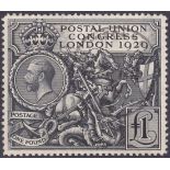 GREAT BRITAIN STAMPS : 1929 PUC £1 very fine used SG 438