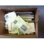 POSTAL HISTORY : Small box of various world covers, mainly first day of issue.