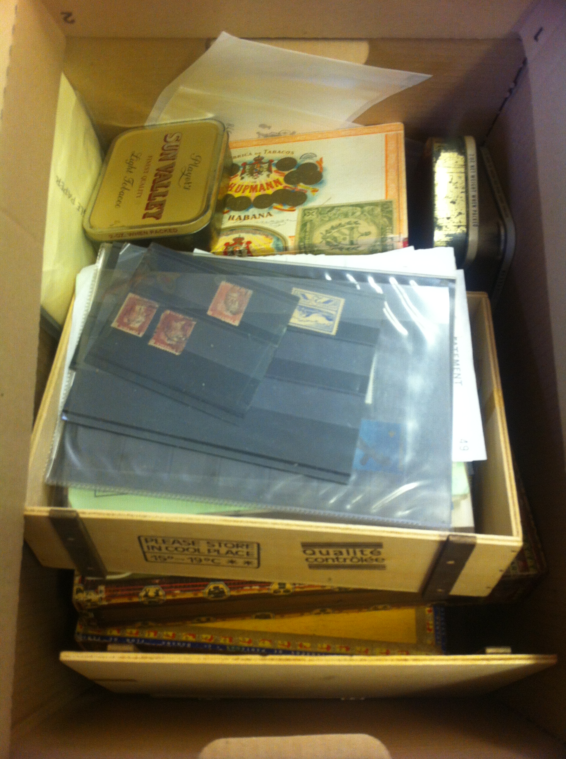 STAMPS : World collection in two boxes, housed in various stockbooks, albums, loose etc. Incl.