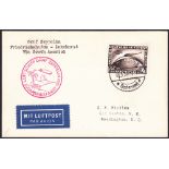 AIRMAIL COVER : 1930 Graf Zeppelin Europe Pan-America flight (S 57F).