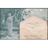 AIRMAIL COVER : FRANCE, 1905 Pigeon Post organised by the "Matin".