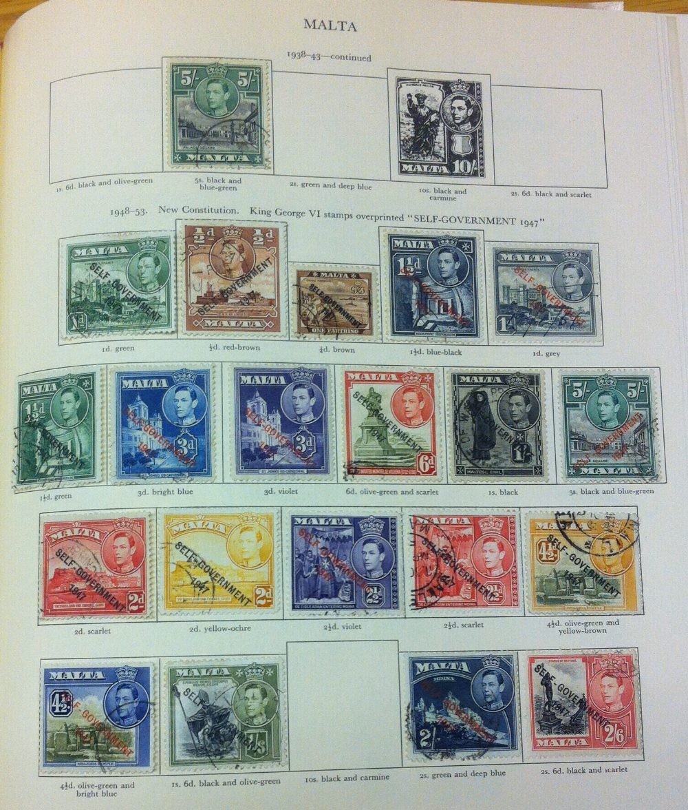 COMMONWEALTH STAMPS GVI Crown album containing used issues, stated to catalogue £4, - Image 6 of 13