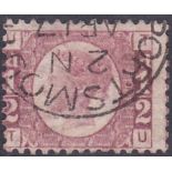 GREAT BRITAIN STAMPS : 1870 1/2d PLATE 9 very fine used, CDS cancel, scarce so fine.
