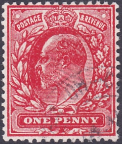 GREAT BRITAIN STAMPS : 1911 1d No-Watermark,