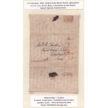 EPHEMERA : Collection of postal history items and family documents relation to the "Hope Johnson"
