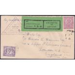 AIRMAIL COVER : INDIA, 1925 Anglo-Indian Survey Flight, flown by A. Cobham & A.