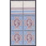 GREAT BRITAIN STAMPS : 1887 9d dull purple and blue.