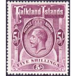 FALKLANDS STAMPS : 1878 to 1990s mint & used collection in five albums incl.