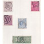 GREAT BRITAIN STAMPS : 1902 - 1970 Mint and used collection in 2 albums, range of Edward VII shades.