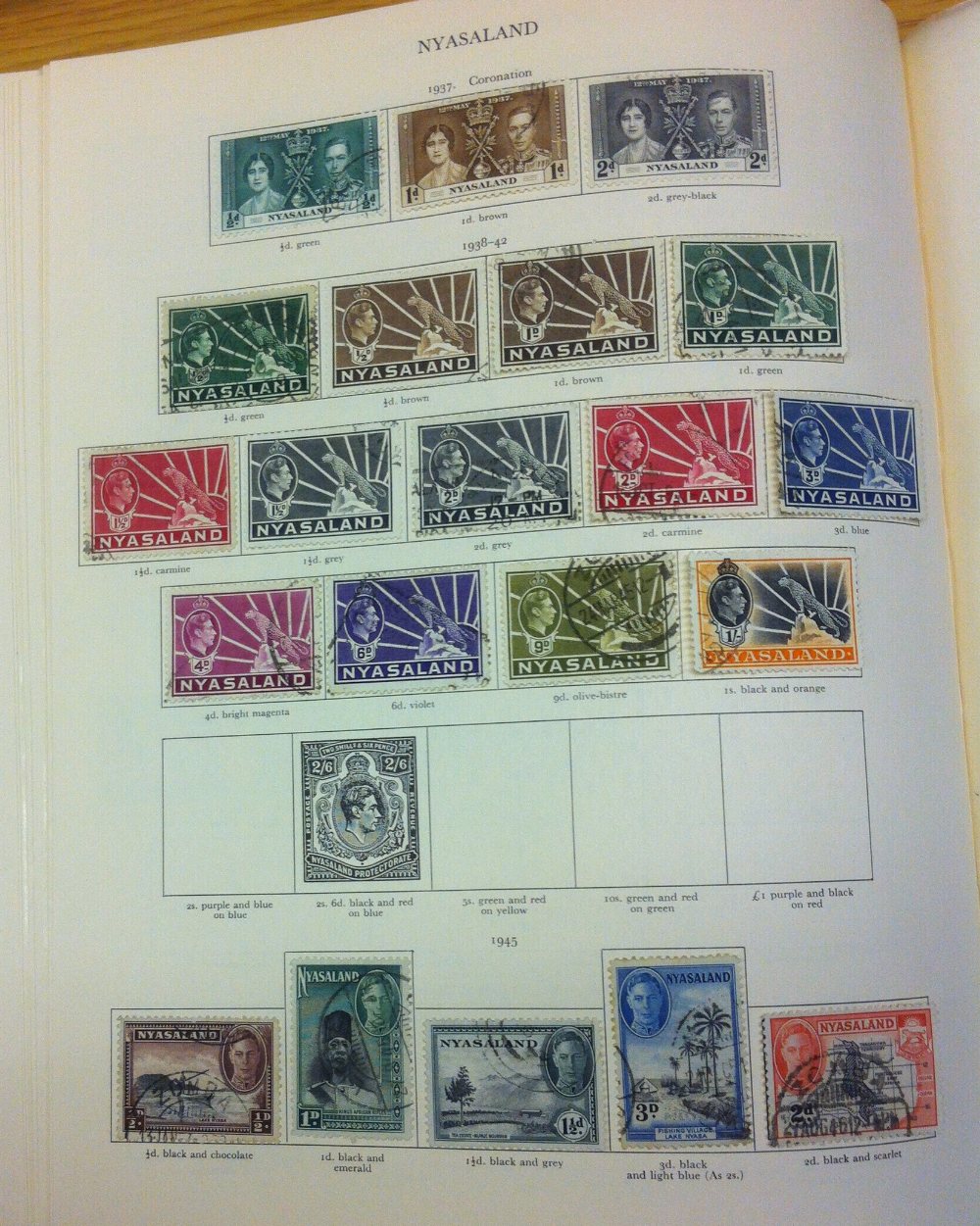 COMMONWEALTH STAMPS GVI Crown album containing used issues, stated to catalogue £4, - Image 12 of 13