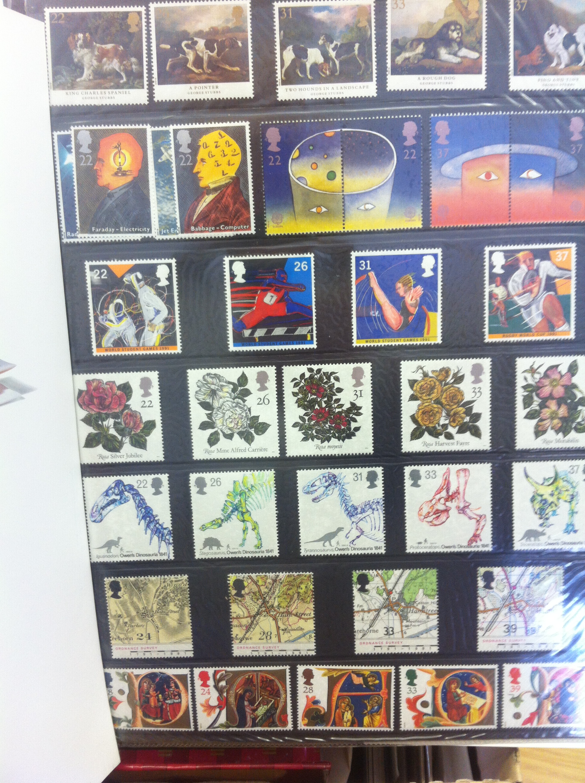STAMPS : Mixed box lot including on and off paper, world albums, first day covers. - Image 2 of 6