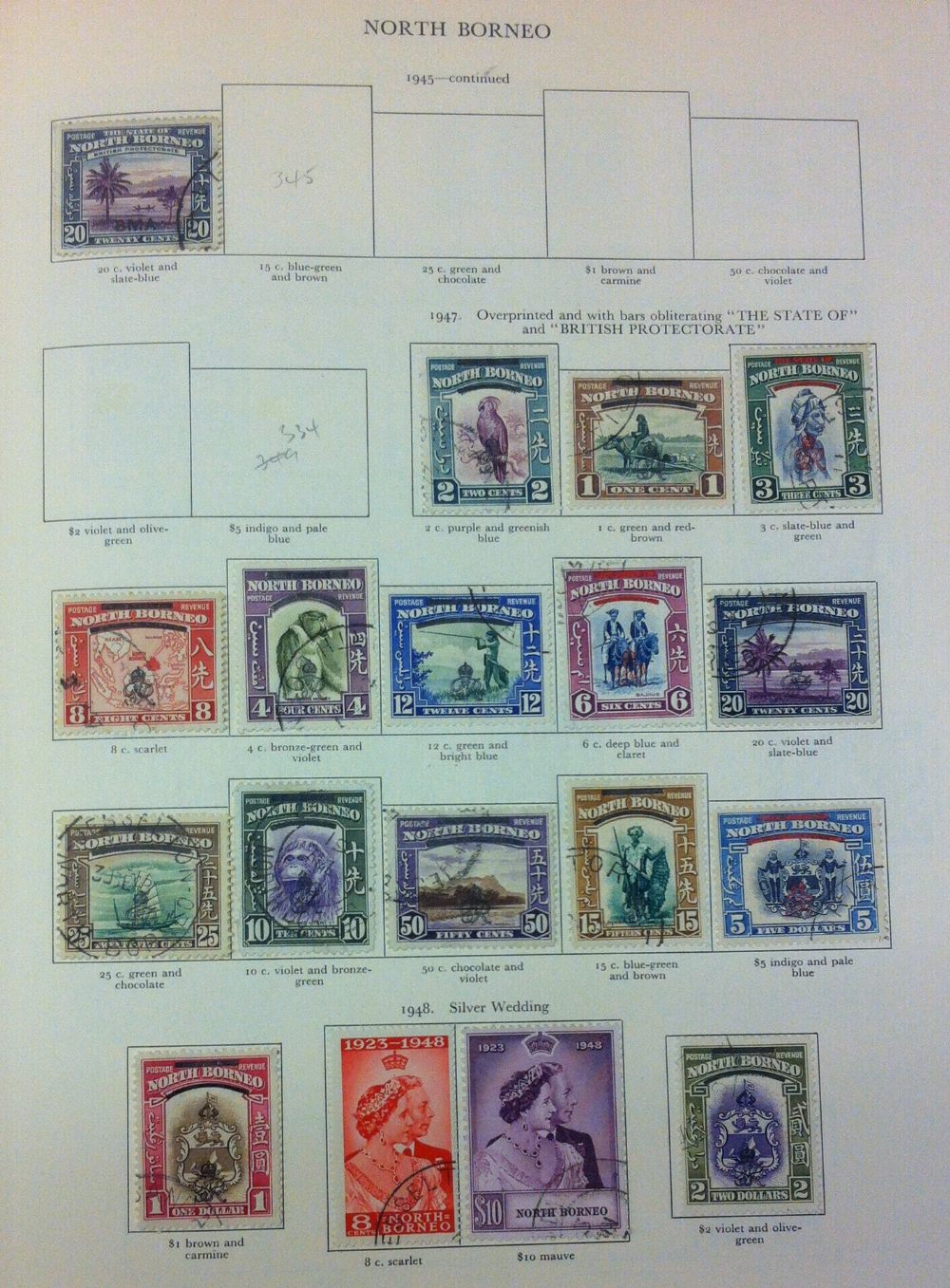 COMMONWEALTH STAMPS GVI Crown album containing used issues, stated to catalogue £4, - Image 13 of 13