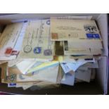 POSTAL HISTORY : Box with world selection of covers & cards.