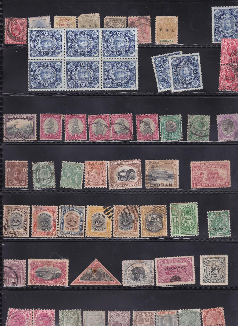 STAMPS : Accumulation of World stamps, on stack pages including mint GB QV and Edward VII. - Image 4 of 5