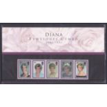 GREAT BRITAIN STAMPS : 1998 Diana Welsh presentation pack.