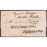 POSTAL HISTORY : 1824 entire written in Paris and addressed to CS Tennyson MP Westminster.