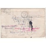 POSTAL HISTORY : Interrupted Mail, SS 'Norwegian' sailed from New York on 27th Feb 1917.
