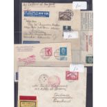 AIRMAIL COVER : GERMANY - ex-dealers stock of various flown covers from the 1920s & 30s inc