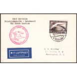 AIRMAIL COVER : 1930 Graf Zeppelin Europe Pan-America flight (S 57F).