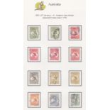 BRITISH COMMONWEALTH STAMPS, mint & used George VI collection on album pages.