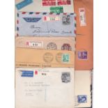 SWITZERLAND POSTAL HISTORY , selection of covers from 1930s & 40s, inc registered items (10)