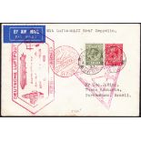 GREAT BRITAIN POSTAL HISTORY , 1933 Chicago Century of Progress flight (S 238E). Cover posted in