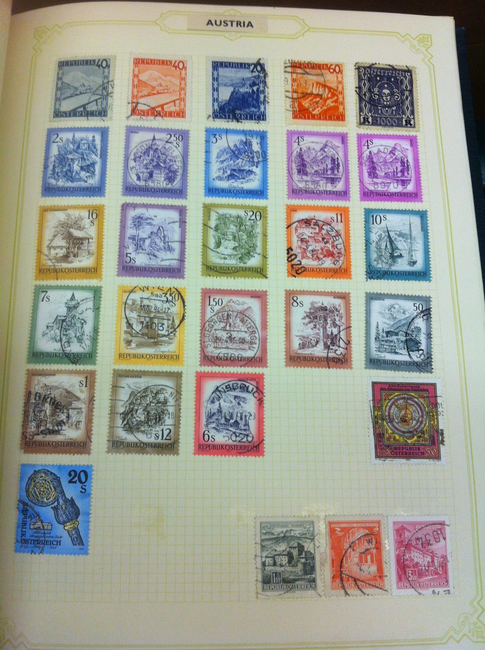 WORLD STAMPS , mint & used collection in seven springback binders. Arranged alphabetically by county - Image 3 of 7